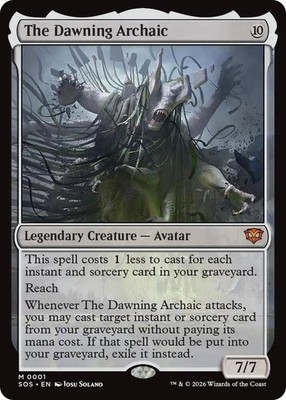 1x The Dawning Archaic - Secrets of Strixhaven Near Mint - MTG