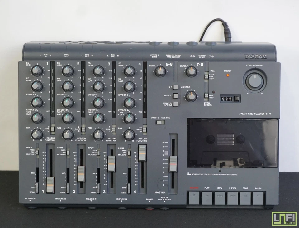 Tascam Portastudio 414 Vintage 4 Track Multitrack Cassette Tape Recorder
