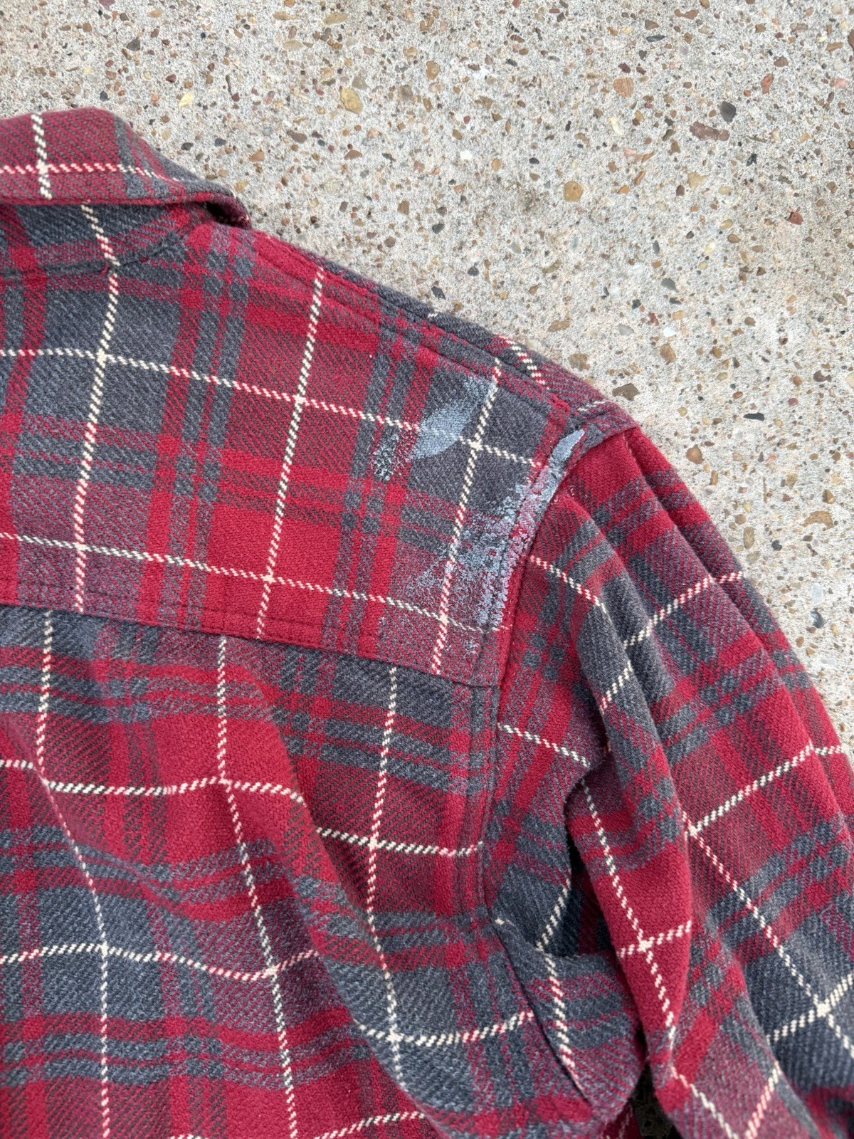 Flannel Bundle Size Large (5) Button Ups - image 13