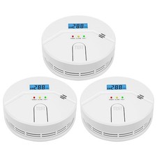 3 Packs, Smoke and CO Alarm,Smoke and Carbon Monoxide Detector,2 in 1,Smoke D...