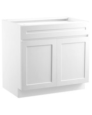 VEVOR Shaker Base Cabinet 30"W x 24"D x 34.5"H Ready to Assemble w/Drawer White