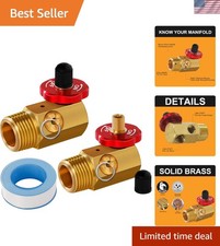 2 Pack Air Tank Manifold with Fill Port, Alum...