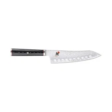 MIYABI Kaizen 7-inch Rocking Santoku Knife , Hollow Edge