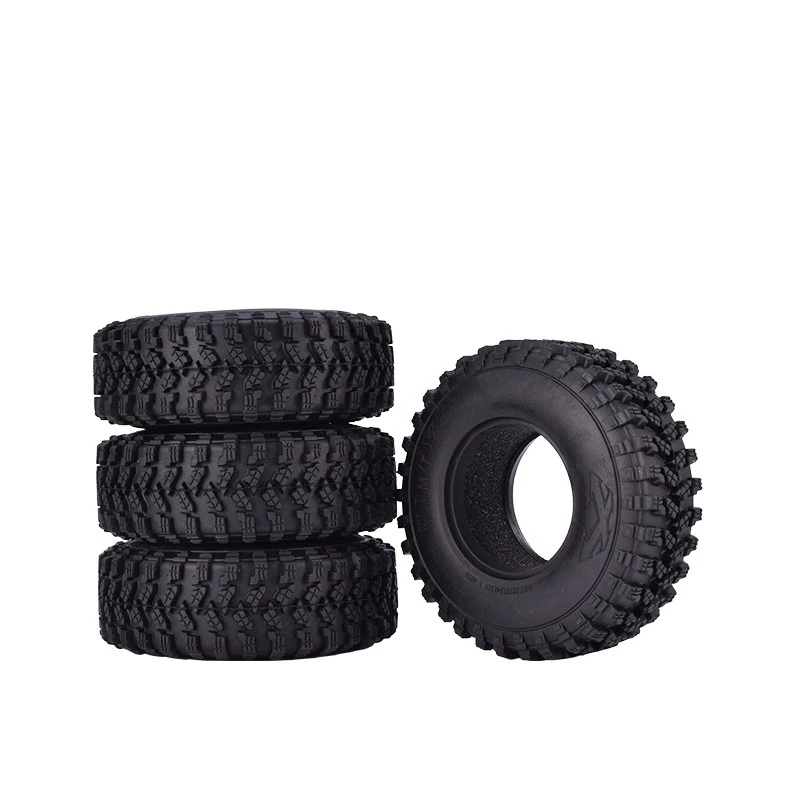4Pcs 1.9 Inch 105mm Rubber Tires Tyre for 1/10 Traxxas Redcat SCX10 RC Crawler - Bild 3 von 4