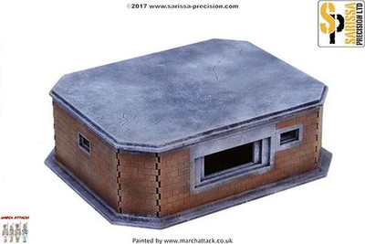 Artilleriebunker - Pre-Cut MDF - Warlord Games Sarissa Precision LTD