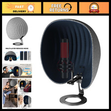 Professional Microphone Isolation Shield for Studio Recording - 360  Mic Soundpr