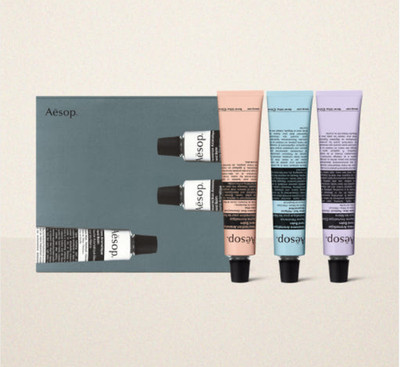 Aesop Helping Hands Trio Hand Balm Set 3-Piece Gift Hydrating