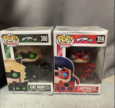 Ladybug And Cat Noir 2-piece Figure Set Funko Miraculous Anime With Box Unopened