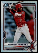 2021 Bowman Draft #BDC-110 Alexander Ramirez Chrome Refractor
