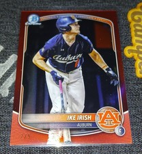 2025 IKE IRISH AUBURN BOWMAN RED REFRACTOR /5