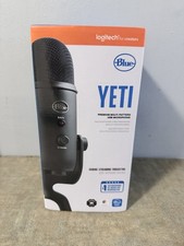 Logitech Blue Yeti Premium USB Microphone for Gaming Streaming Podcasting Blue