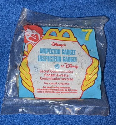 McDonald's Happy Meal Toy 1999 Disney's Inspector Gadget #7 Secret Communicator