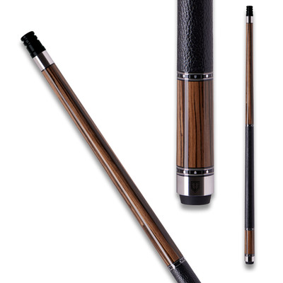 Cuetec Cynergy CT104LTW Truewood Ebony II w/ Leather Wrap Billiard Stick