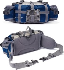 VISCNE Outdoor Fanny Pack Hiking Fishing Waist bag 2 11 x 5 x 6 inches, Blue