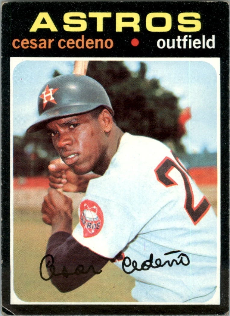 Cesar Cedeno trading card