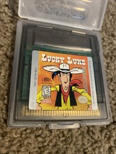 Lucky Luke - Nintendo GameBoy Color GBC Game Cartridge & Case - Play Tested GBA