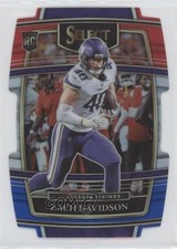 2021 Panini Select Concourse Red & Blue Prizm Die-Cut Zach Davidson #95 0a3