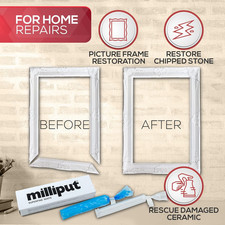 Milliput Epoxy Putty Modeling Paste Porcelain and Fiberglass Repair Kit Bathtub