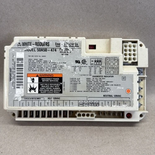 🔥🔥 White Rodgers 50A50-474 Furnace Control Board CNT2183 York D330930P01 1BW
