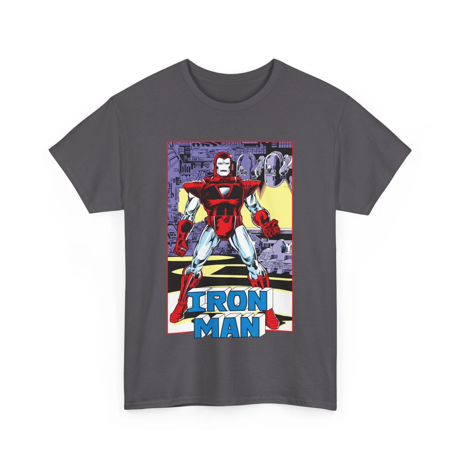 Iron Man T-Shirt - Tony Stark - Silver Centurion Armor - Marvel Comics