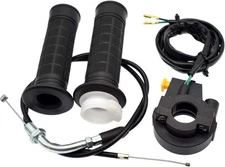 Twist Throttle and 36" Cable Handle Grip Kill Switch Set for 7/8" 22mm Handlebar