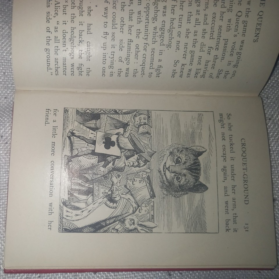 1914 ALICE IN WONDERLAND BY LEWIS CARROLL - ILLUSTRATED, MACMILLAN, HB