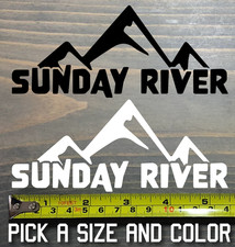 Sunday River Aufkleber Sticker Berg Ski Maine Zuckerhut Snowboard Saddleback