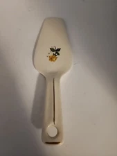 Vintage Porcelain Pie/Cake Server Floral