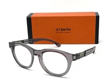 IC BERLIN GLEN Gray Graphite / Clear 49mm Eyeglasses