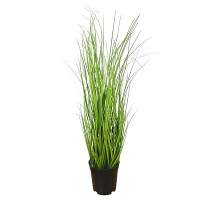 Kunstpflanze Gras, GRASBUSCH IM TOPF 50cm. Künstliches Dekogras Gräser GRÜN
