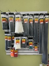 Forney Cable Ties 8", Heavy Duty, Natural, 100pk