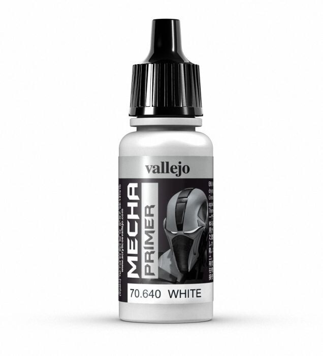 White Primer - Mecha Color Range 18ml - AV Vallejo Paints