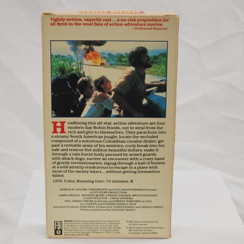 High Risk VHS Tape Signed Autographed Lindsay Wagner Action Bionic Woman VG - Picture 3 of 10