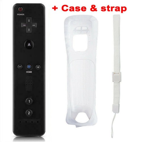 Built in Motion Plus Remote Controller & Nunchuck For Nintendo Wii/Wii U w/ Case - Picture 12 of 142