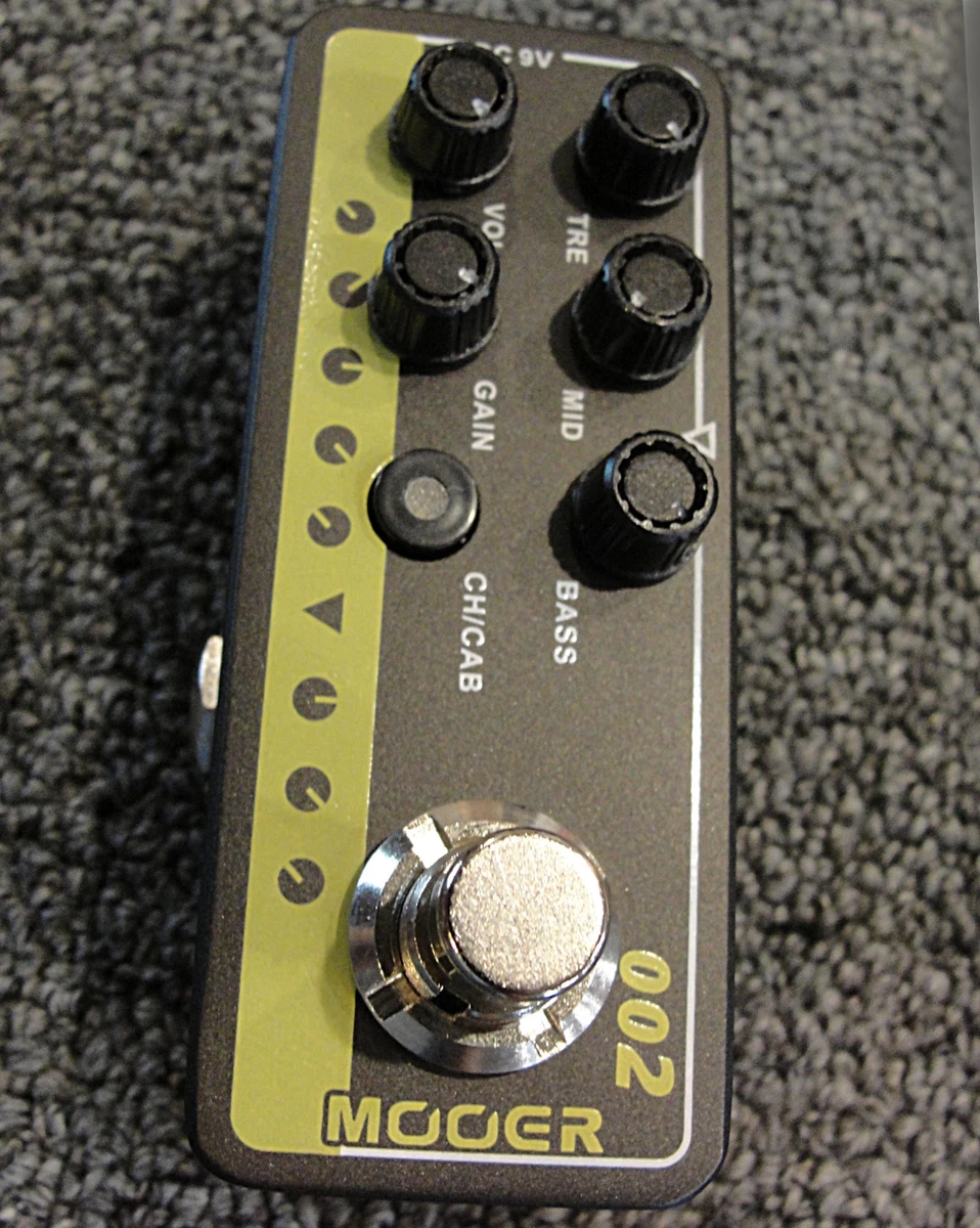 Mooer Micro Preamp 002 UK Gold 900 Guitar Effects Pedal Based on