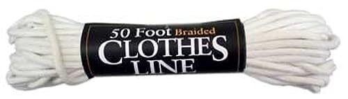 50ft Cotton Braided Clothes Line Rope 3/16-inch - Picture 1 of 1