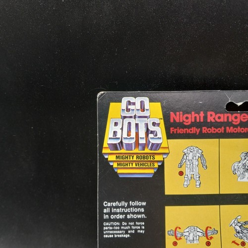 Night Ranger Friendly Robot Motorcycle Gobots 1984 Tonka Figure NEW SEALED - Picture 11 of 15