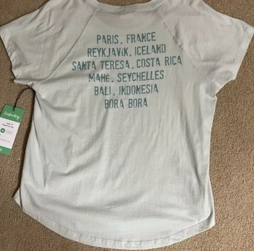 Cabi New NWT Departure Tee #6124 White with Airplane XS - XXL Was $86 - Picture 2 of 2