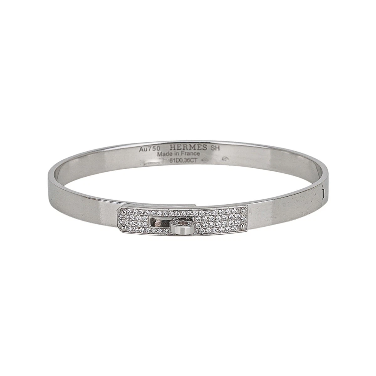 Hermes kelly diamond bangle sale