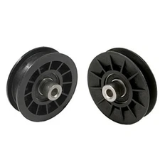HUSQVARNA OEM 532194326 V-GROOVE IDLER PULLEY & 532194327 FLAT IDLER PULLEY SET.
