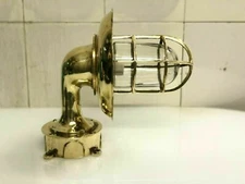 Nautical Ship Marine New Solid Brass Swan Passageway Bulkhead Light Junction Box