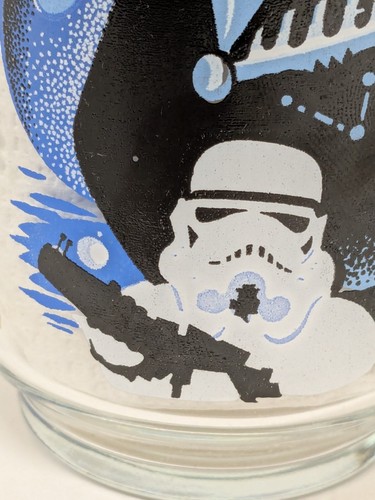 1977 Limited Edition Star Wars Darth Vader Drink Glass Burger King Coca Cola - Picture 9 of 18