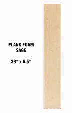 Foam Wall/Ceiling Plank, 39" x 6.5", Glue Up, Faux Wood Sage