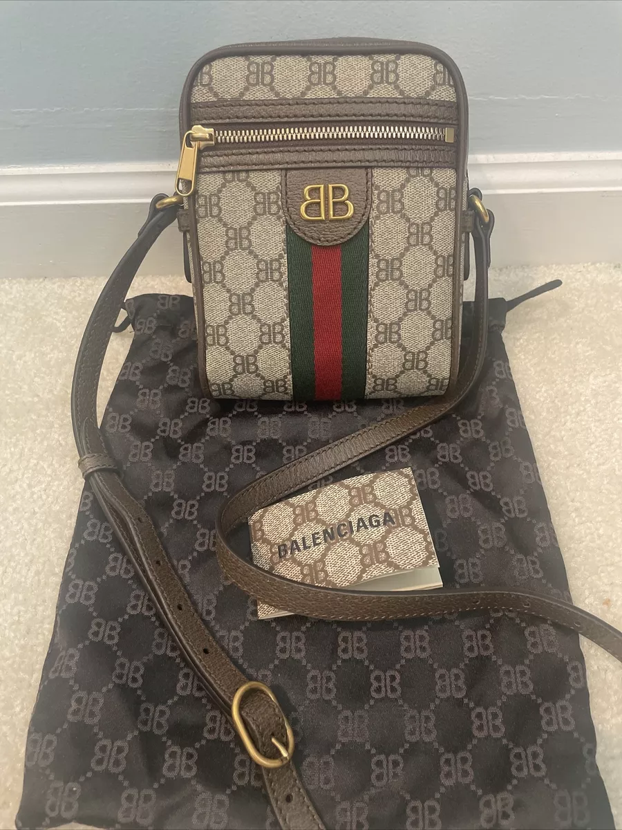 Gucci x Balenciaga The Hacker Project Hacker Shoulder Zip Bag