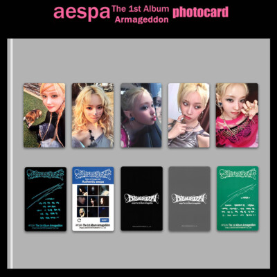 aespa The 1st Album Armageddon トレカ付き AESPA 1ST ALBUM ARMAGEDDON ALL VERSION PHOTOCARD OFFICIAL
