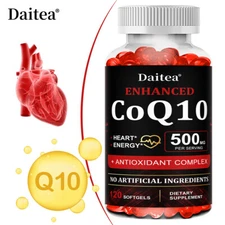 Co Q10 Promotes Energy Production Promotes  Overall Health 30-120 Capsules