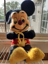 Mickey Mouse Plush Doll Walt Disney Characters California Stuffed Toys Vintage