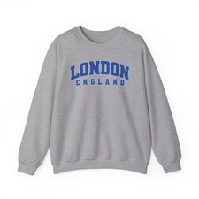 London England Trip Vacation Holiday Sweatshirt Gift Crew Neck Shirt Long Sleeve