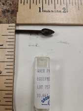 High-Speed Steel Hand Chiseled Bur 1/8" Shank, Flame, 1/4" Head Diameter