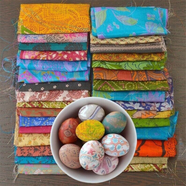 Vintage Indian Fabric Scraps - UK